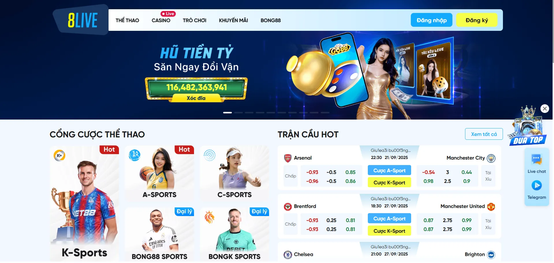 Khái quát về nhà cái 8LIVE